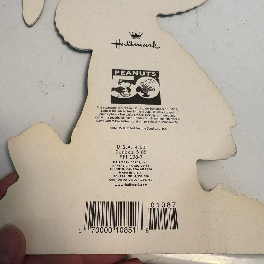 Giant Hallmark Cards Peanuts Set of 5 Lucy, Snoopy, Linus, Charlie Brown UNUSED